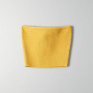 babaton essamba tube top yellow